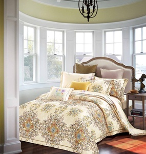 Постельное белье "Valtery" 110-90 сатин с вышивкой, отделка гобеленом (2-спальный)