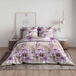 Постельное белье "Василиса" Магнолия Бязь (Дуэт (Семейный)