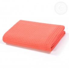 Полотенце вафельное банное "АртПостель" коралловое (70*140-1шт.)