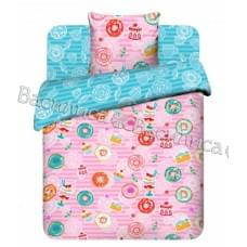 Постельное белье "Василек" Детский Сладкоежка Бязь (1,5-спальный)