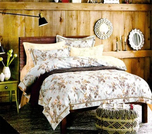 Постельное белье "Famille" RS-220 королевский сатин (Евро)