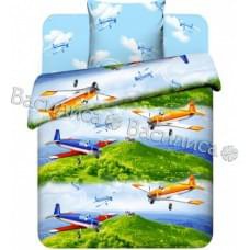 Постельное белье "Василек" Детский Крутые виражи Бязь (1,5-спальный)