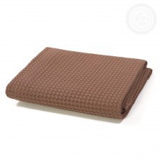 Полотенце вафельное банное "АртПостель" коричневое (70*140-1шт.)