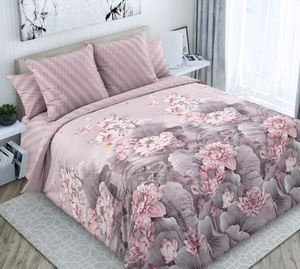 Постельное белье "Текс-Дизайн" Лотосы вид 2 Перкаль (1,5-спальный)