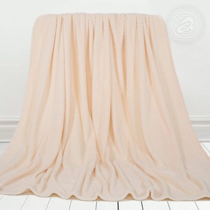 Плед флисовый "АртПостель" Роскошь цвет Шампань (150*200см.)