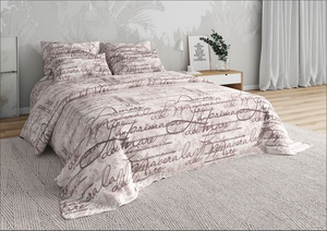 Постельное белье Valtery BR-63, Письма к морю, Бязь, Семейный