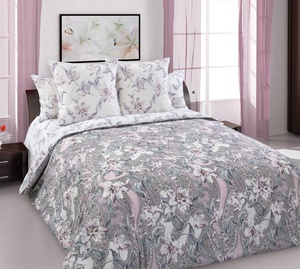 Постельное белье "Текс-Дизайн" Баллада о любви Перкаль (2-спальный, европростыня)