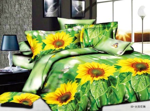 Постельное белье Valtery SF-15, Полисатин 3D, Семейный