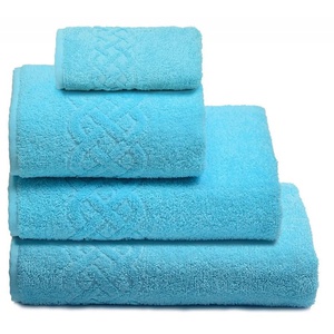 Полотенце махровое "Cleanelly" Plait Бирюзовый (100*150см.)