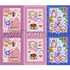 Комплект кухонных полотенец "АртПостель" Чаепитие (45*60-3шт.)