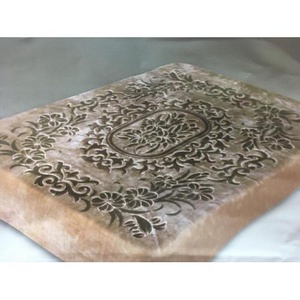 Плед "Орленок" Вензель однотонный акрил (150*200см.)