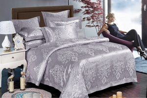 Постельное белье Valtery JC-93, Сатин-жаккард, Евростандарт