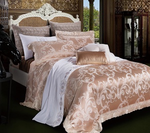 Постельное белье "Valtery" L-36 жаккард шелковый (Евро)