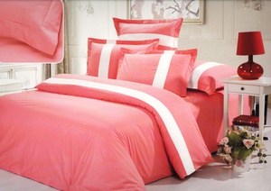 Постельное белье Valtery OD-28, Сатин однотонный, Семейный