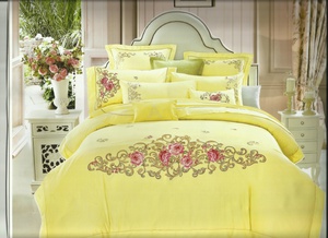 Постельное белье "Valtery" 100-57 сатин с вышивкой (2-спальный)