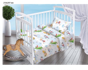 Постельное белье детское Valtery Отважный герой, Поплин, 1-спальный