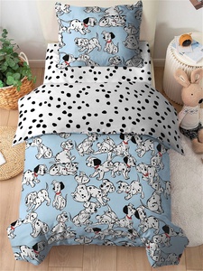 Постельное белье "Павлинка" Детский Далматинец цвет голубой Бязь (1,5-спальный)