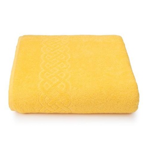 Простынь "Сleanelly" Plait (Плэйт) цвет Желтый Махровая (150*200см.)