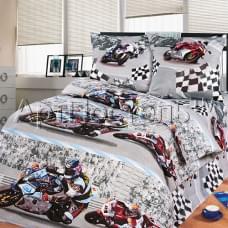 Постельное белье "АртПостель" Детский Супербайк Бязь (1,5-спальный)