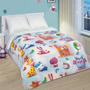 Постельное белье "АртПостель" Детский Плюшевый мир Поплин (1,5-спальный)