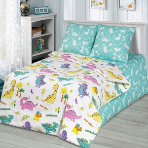 Постельное белье "АртПостель" Детский Динопарк Бязь (1,5-спальный)