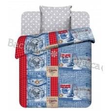 Постельное белье "Василек" Детский Джинса Бязь (1,5-спальный)