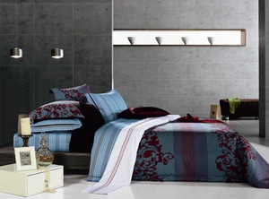 Постельное белье "Famille" SDS-33 шелковый сатин (2-спальный)