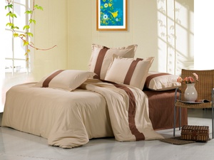 Постельное белье Valtery OD-08, Сатин однотонный, 2-спальный