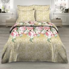Постельное белье "Василиса" Атлас Бязь (Дуэт (Семейный))