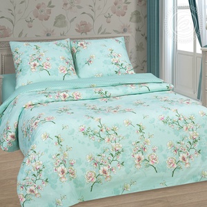 Постельное белье "АртПостель" Миндаль Поплин с простынью на резинке (Дуэт (Семейный)