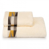 Полотенце махровое "Cleanelly" Triangoli молочное (70*130см.)