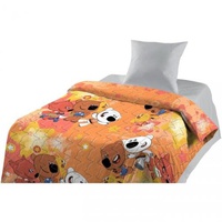 Покрывало "Протекс" стеганное Мимимишки персиковое Бязь (145*205см.)