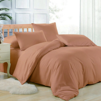 Постельное белье Valtery MO-41, Софткоттон однотонный, Семейный