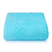 Простынь "Сleanelly" Plait (Плэйт) цвет Бирюзовый Махровая (150*200см.)