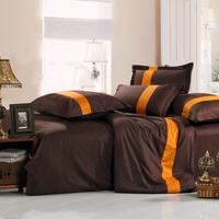 Постельное белье Valtery OD-09, Сатин однотонный, Семейный