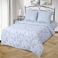 Постельное белье "АртПостель" Гейша Бязь с простынью на резинке (2-спальный)