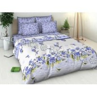 Постельное белье "Василиса" Цветение персика 3 Бязь (Дуэт (Семейный))