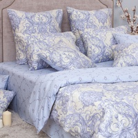 Постельное белье "Хлопковый Край" Марсель скай Сатин (2-спальный)