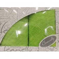 Комплект махровых полотенец "Cleanelly" Poseidon цвет зеленый (50*90-1шт., 70*130-1шт.)