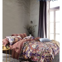 Постельное белье "Famille" SDS-71 шелковый сатин (Дуэт (Семейный)