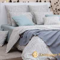 Постельное белье "Хлопковый Край" Абени полынь Бязь-люкс с наволочками 50/70 (1,5-спальный)