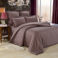 Постельное белье Valtery LS-18, Cатин однотонный, Семейный