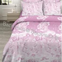 Постельное белье "Василиса" Красавица орхидея Бязь (Евро)