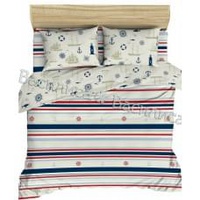 Постельное белье "Василиса" Морской вояж Бязь (Евро)