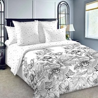 Постельное белье "Текс-Дизайн" Метафора белый Перкаль (2-спальный, европростыня)