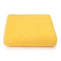 Простынь "Сleanelly" Plait (Плэйт) цвет Желтый Махровая (150*200см.)