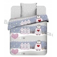 Постельное белье "Василек" Детский Снежная сказка Бязь (1,5-спальный)