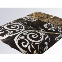 Плед "Орленок" Вензель коричневый акрил (200*240см.)