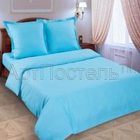 Постельное белье "АртПостель" Лагуна однотонное Поплин (Евро)