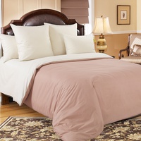 Постельное белье "Текс-Дизайн" Какао Перкаль (Евро)